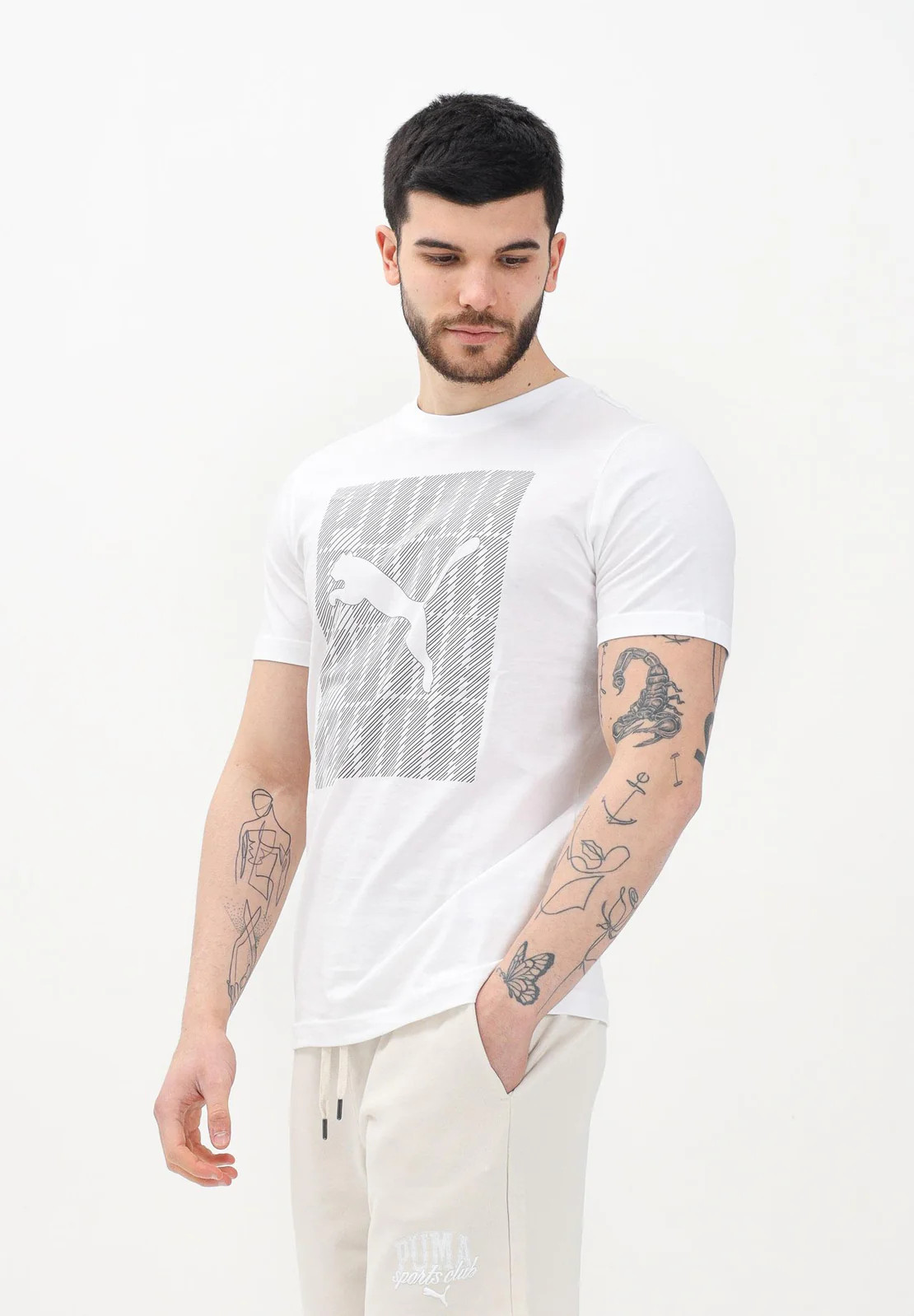 Футболка GRAPHICS Puma Wording Tee 68482502 Puma L Білий 68482502