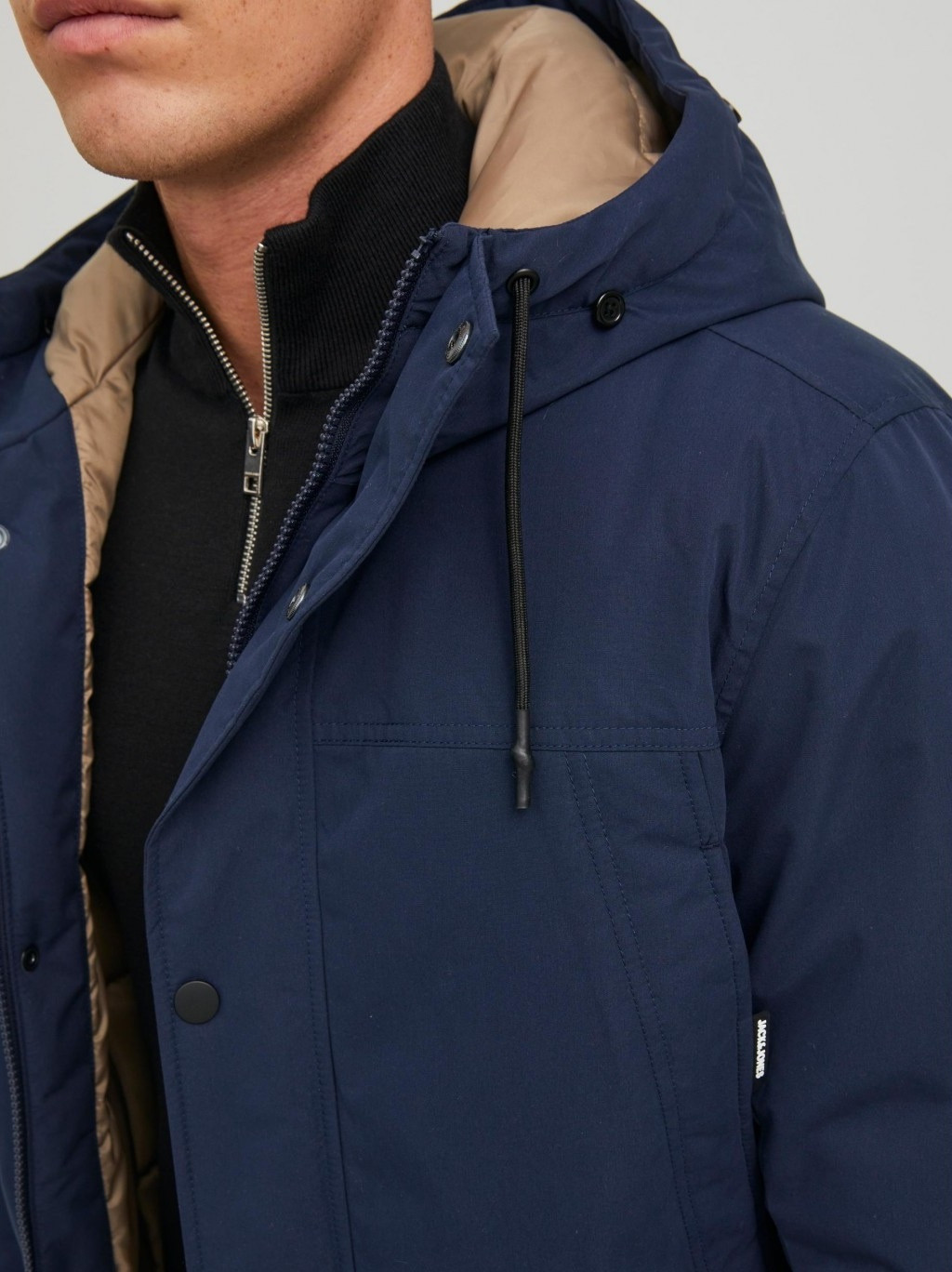 Парка JJWINNER PARKA NO FUR 12218773-Navy Blazer Jack&Jones L Темно-синій 12218773-NAVY BLAZER