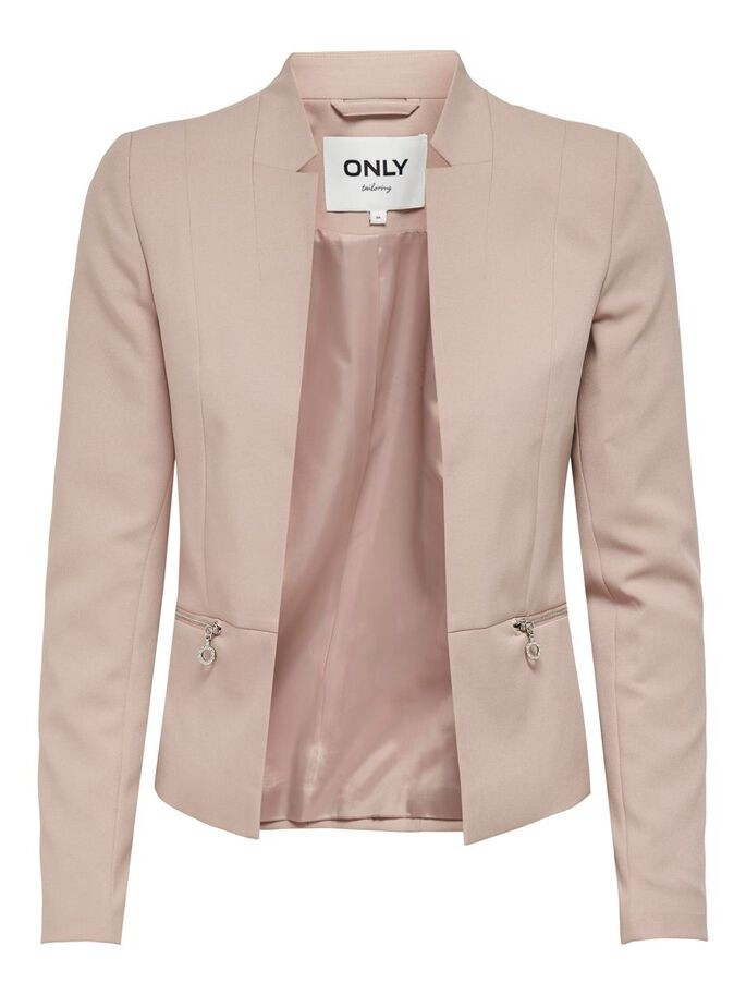 Піджак ONLMADDY-KOMA LS SHORT ZIP BLAZER CC TLR 15218437 Adobe Rose ONLY 34 Розовий 15218437ADOBEROSE