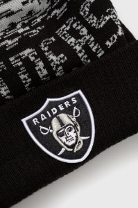 Шапка New Era NEW ERA NFL LAS VEGAS RAIDERS POM BEANIE HAT 12122720