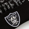 Шапка New Era NEW ERA NFL LAS VEGAS RAIDERS POM BEANIE HAT 12122720
