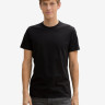 Футболка Slim fit T-shirt with stretch 1045626-29999 Tom Tailor L Чорний 1045626-29999