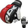 Рукавиці тренувальні RDX GRAPPLING GLOVES REX T6 PLUS чорний, червоний, білий L (GGR-T6R) GGR-T6R