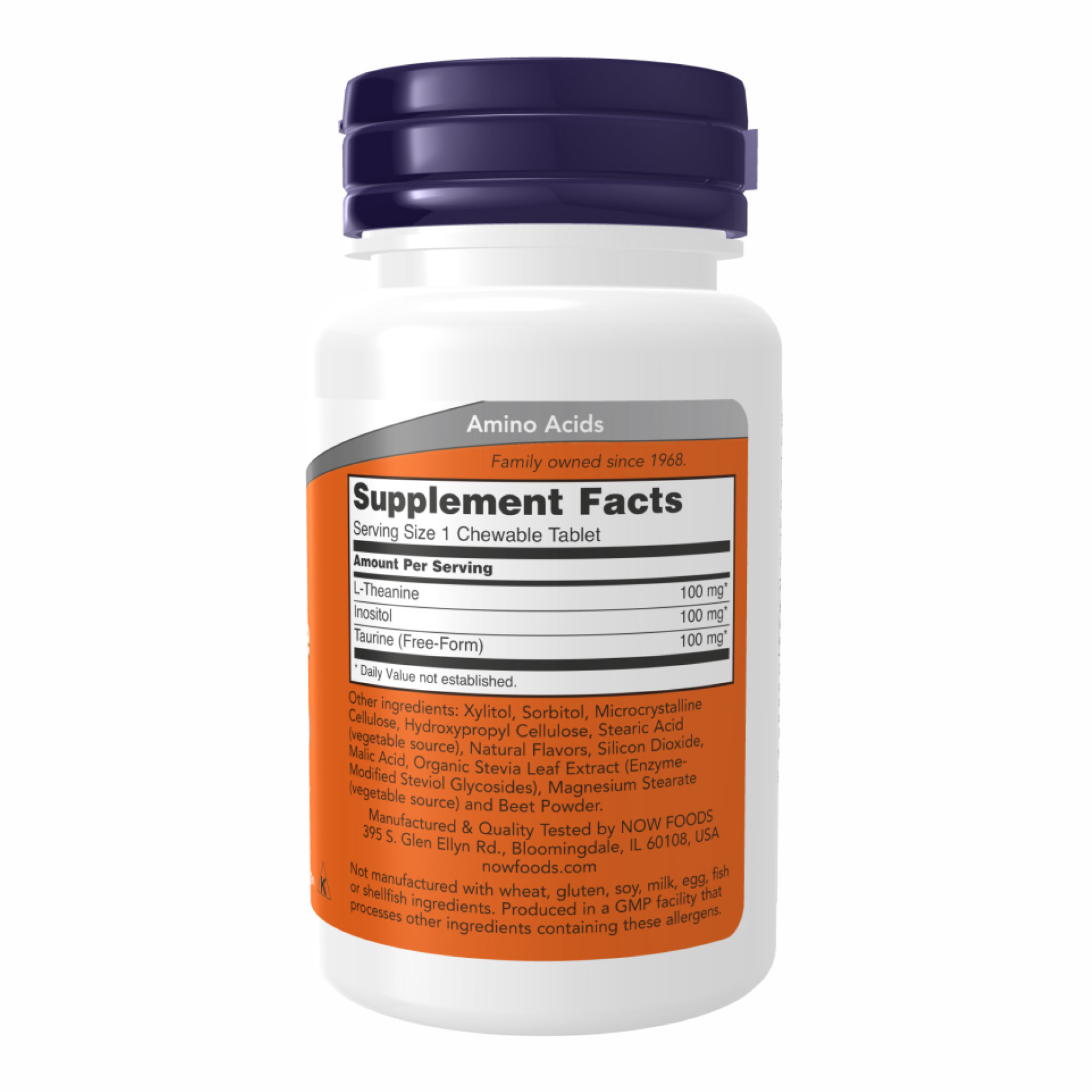 Порошок L-Theanine 100mg Plus - 90 loz 2022-10-2550