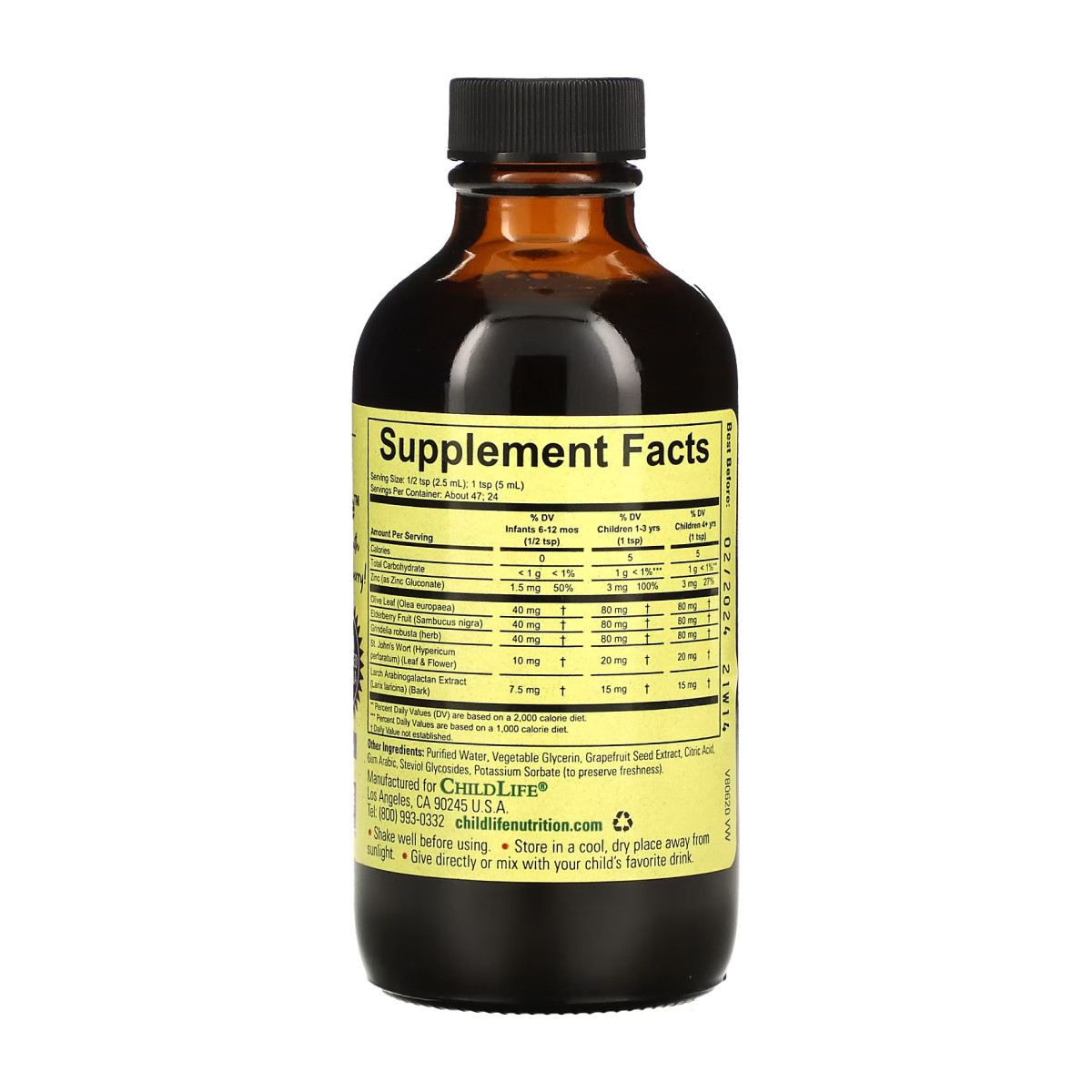 Рідина ChildLife Essentials First Defense - 118ml 2023-10-3712