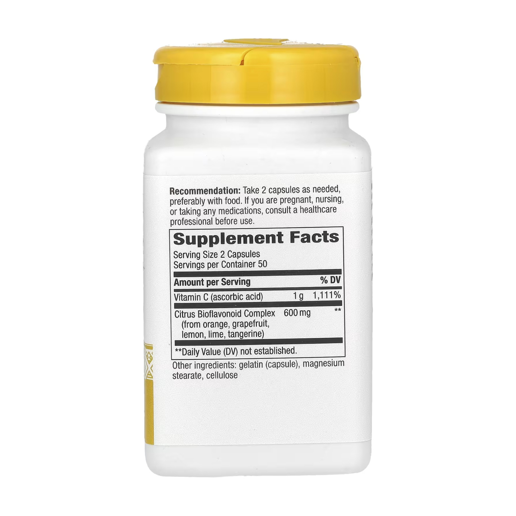 Капсули Nature's Way Vitamin C Bioflavonoids - 100 caps 2023-10-3516