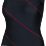 Купальник закритий для жінок Aqua Speed SOPHIE 3233 чорний, бордовий Жін 38 441-16