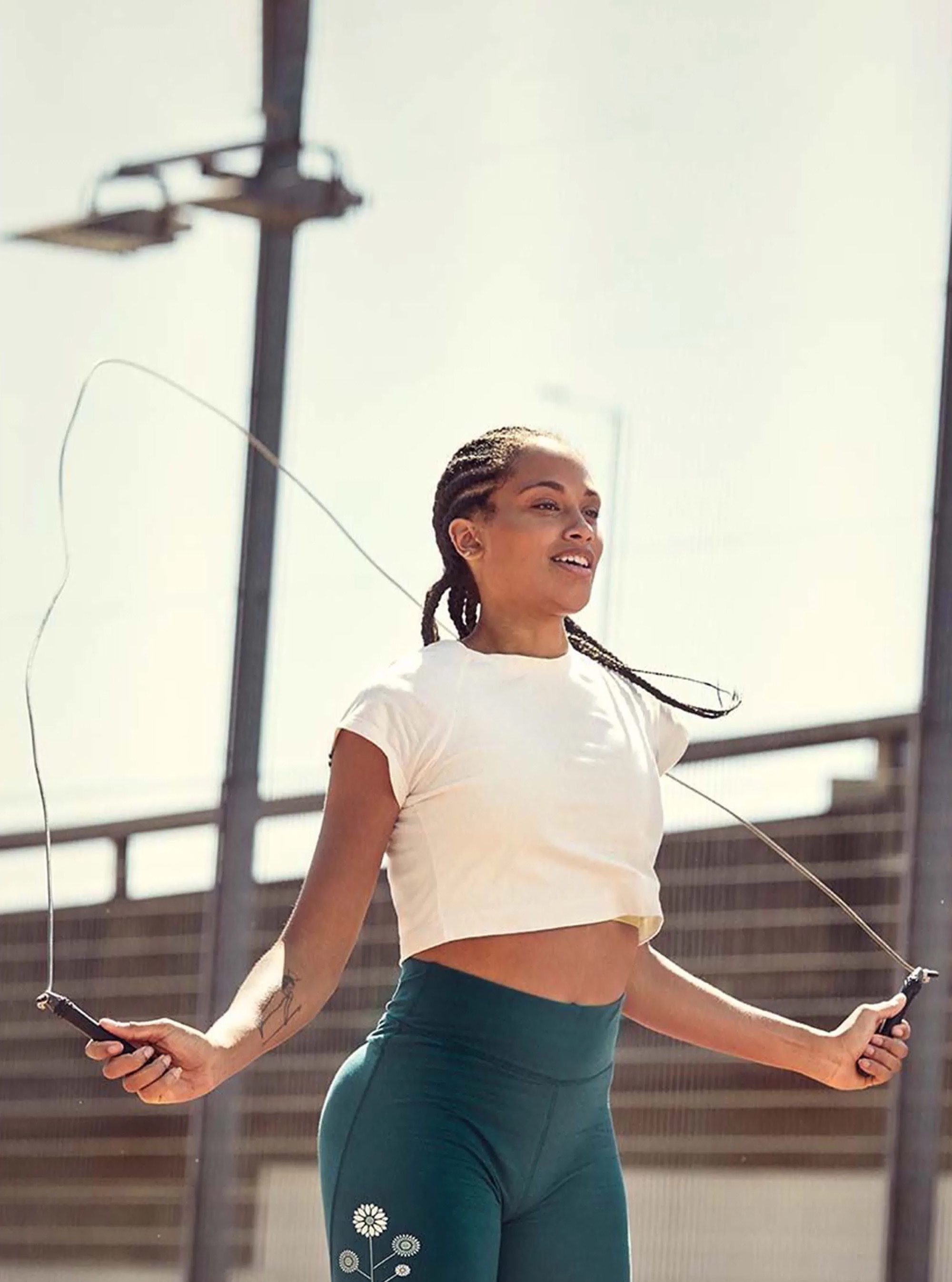 Скакалка Adidas Weighted Skipping Rope чорний Уні 3 м ADRP-13511