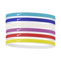 Пов'язка на голову Nike Swoosh Sport Headbands 6 Pk Tipped Baltic N.100.2021.406.OS