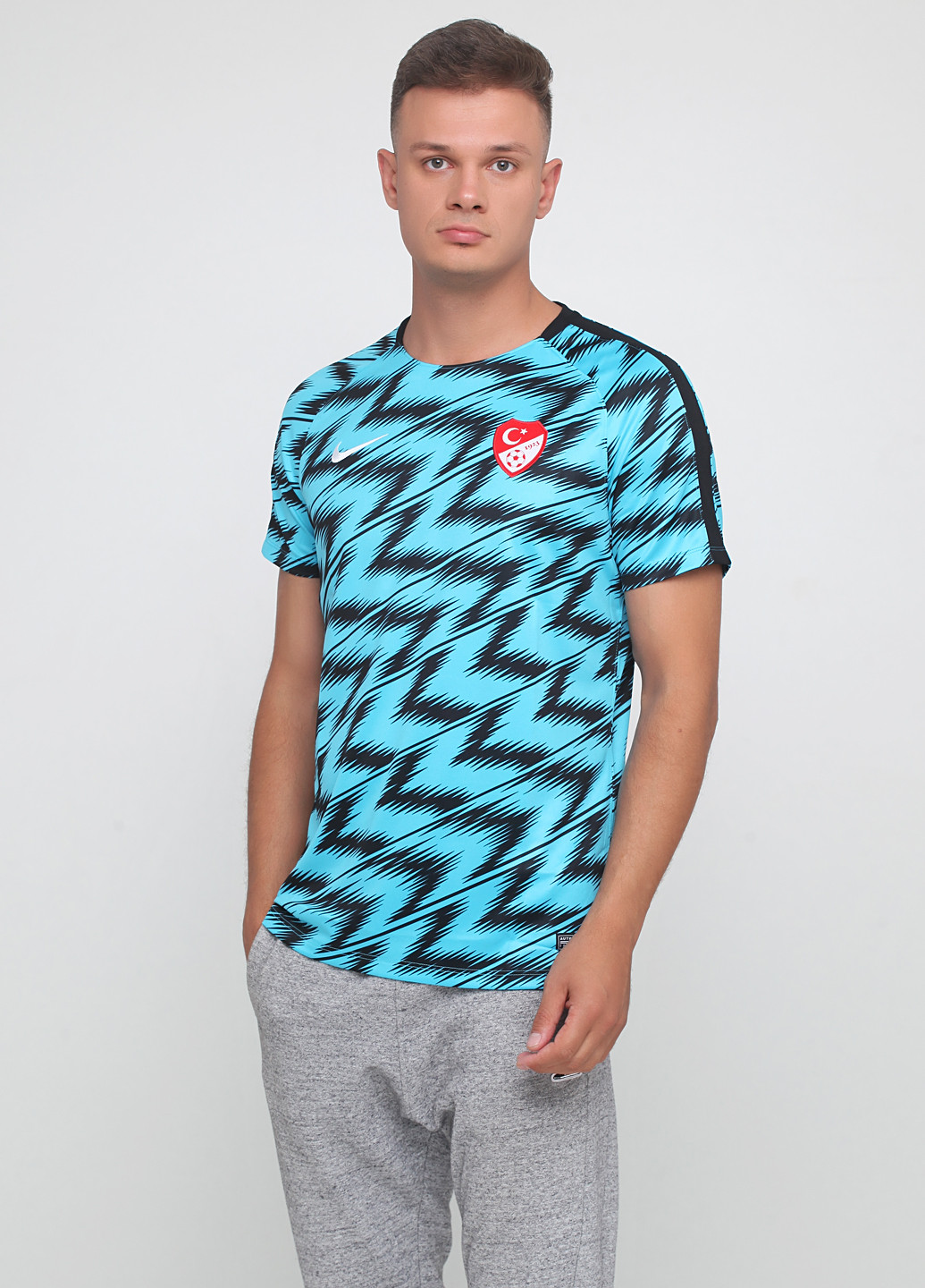 Футболка Nike TUR M NK DRY SQD TOP SS GX AH2659-447