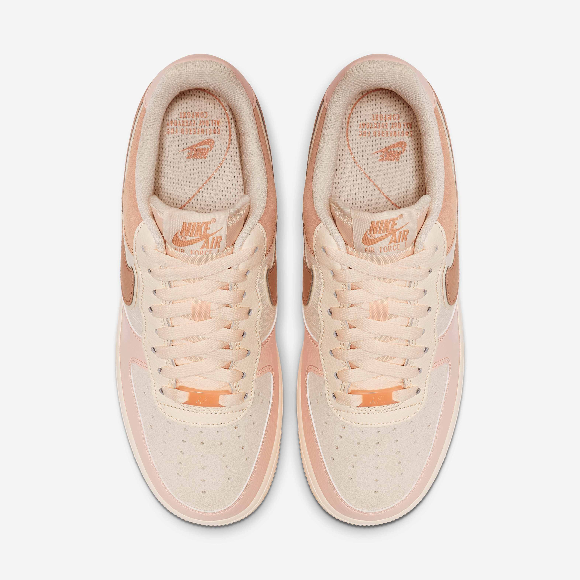 Кросівки Nike AIR Force Beige Peach PRM 896185 603