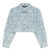 Куртка Ripndip FUCKIN FUCK CROPPED DENIM JACK RNDFAL24W01