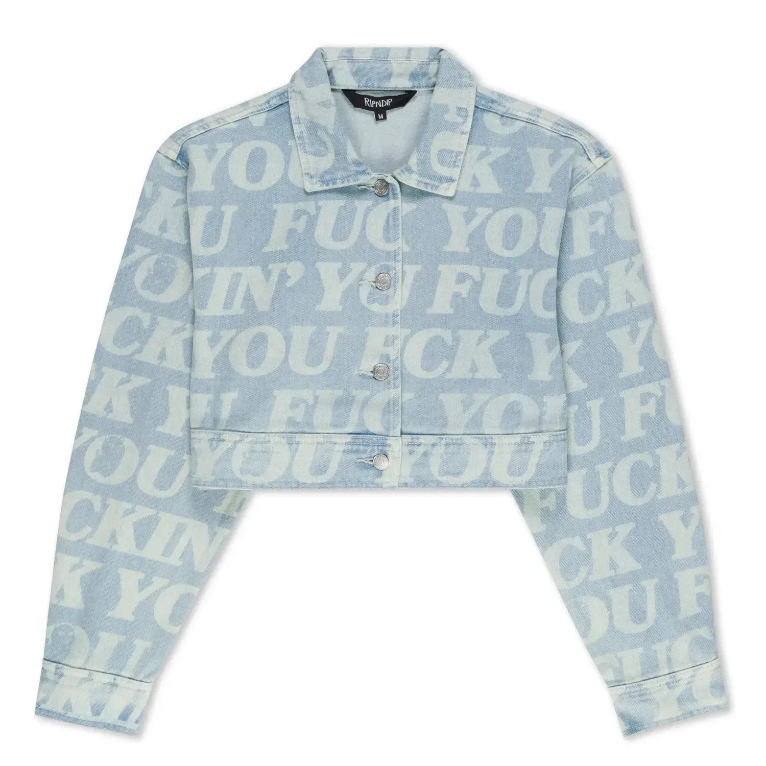 Куртка Ripndip FUCKIN FUCK CROPPED DENIM JACK RNDFAL24W01