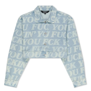 Куртка Ripndip FUCKIN FUCK CROPPED DENIM JACK RNDFAL24W01