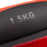 Обважнювачі зап'ястя Reebok Flexlock Wrist Weights чорний, червоний 1.5 кг (RAWT-11262) RAWT-11262