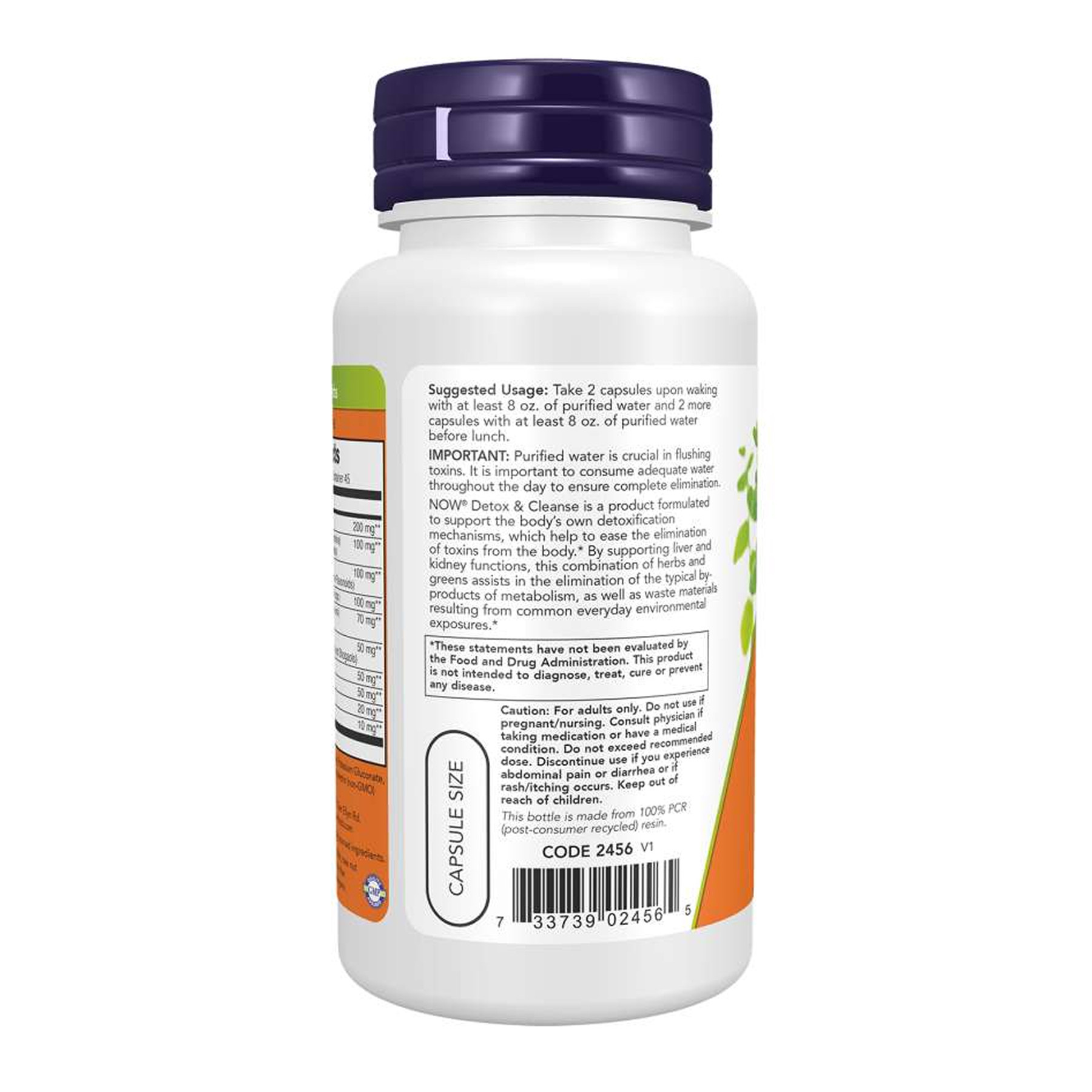 Капсули Now Foods Detox & Cleanse - 90 caps 2023-10-5398