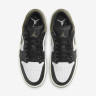 Кросівки мужские Air Jordan 1 Low White/Olive 553558-092