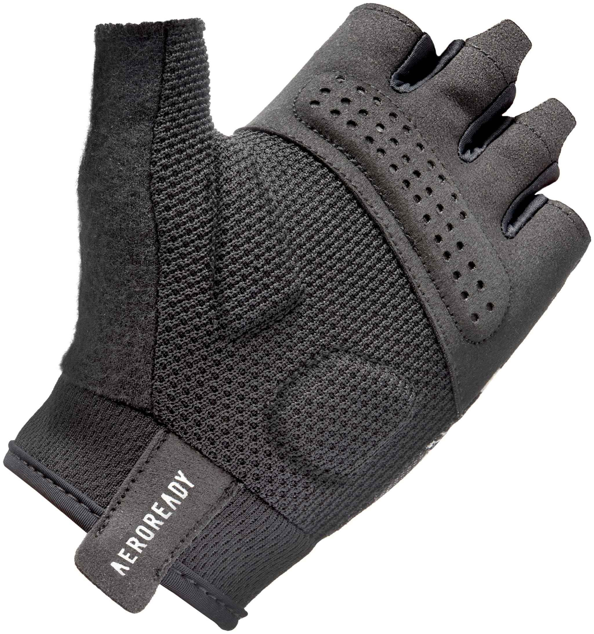 Рукавиці для тренінгу Adidas Essential Training Gloves чорний, сірий Уні S ADGB-15001AB