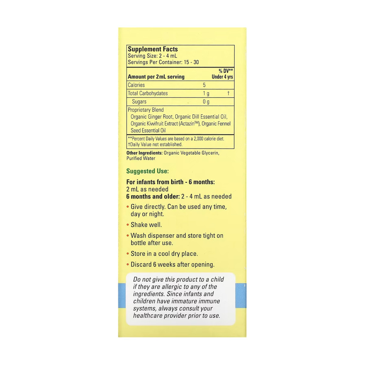 Рідина ChildLife Essentials Organic Gripe Water - 59 ml 2023-10-3716