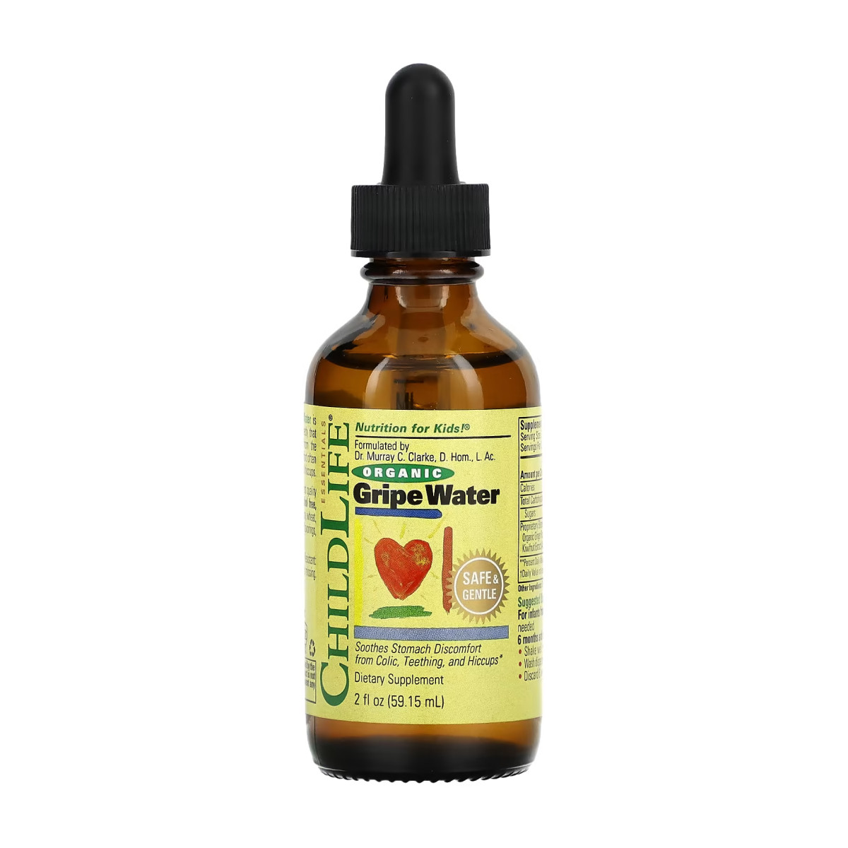 Рідина ChildLife Essentials Organic Gripe Water - 59 ml 2023-10-3716
