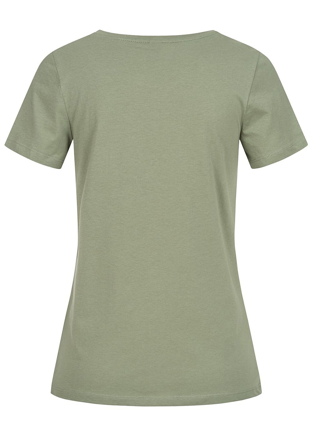 Футболка ONLKITA LIFE FEATHER S/S T-SHIRT CS JRS 15248950-Shadow ONLY M Фісташковий 15248950-SHADOW-PRINT:DRE