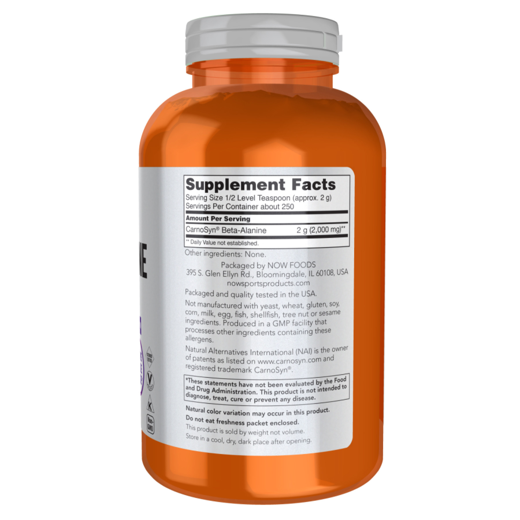 Порошок Beta Alanine Powder - 500g 2022-10-2390