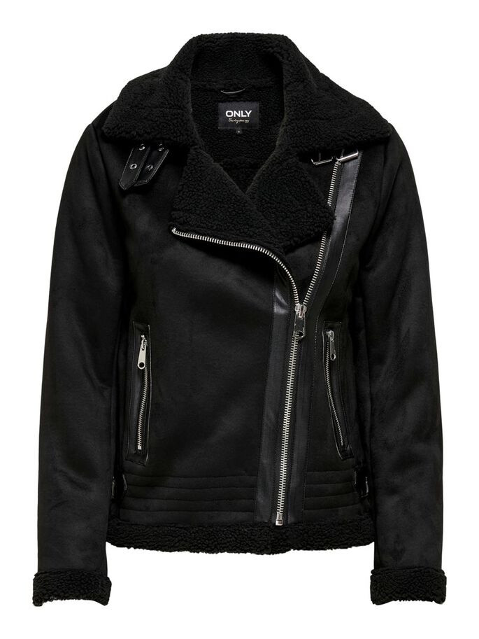 Куртка ONLDIANA BONDED AVIATOR JACKET CC OTW 15205618-Black ONLY L Чорний 15205618-Black