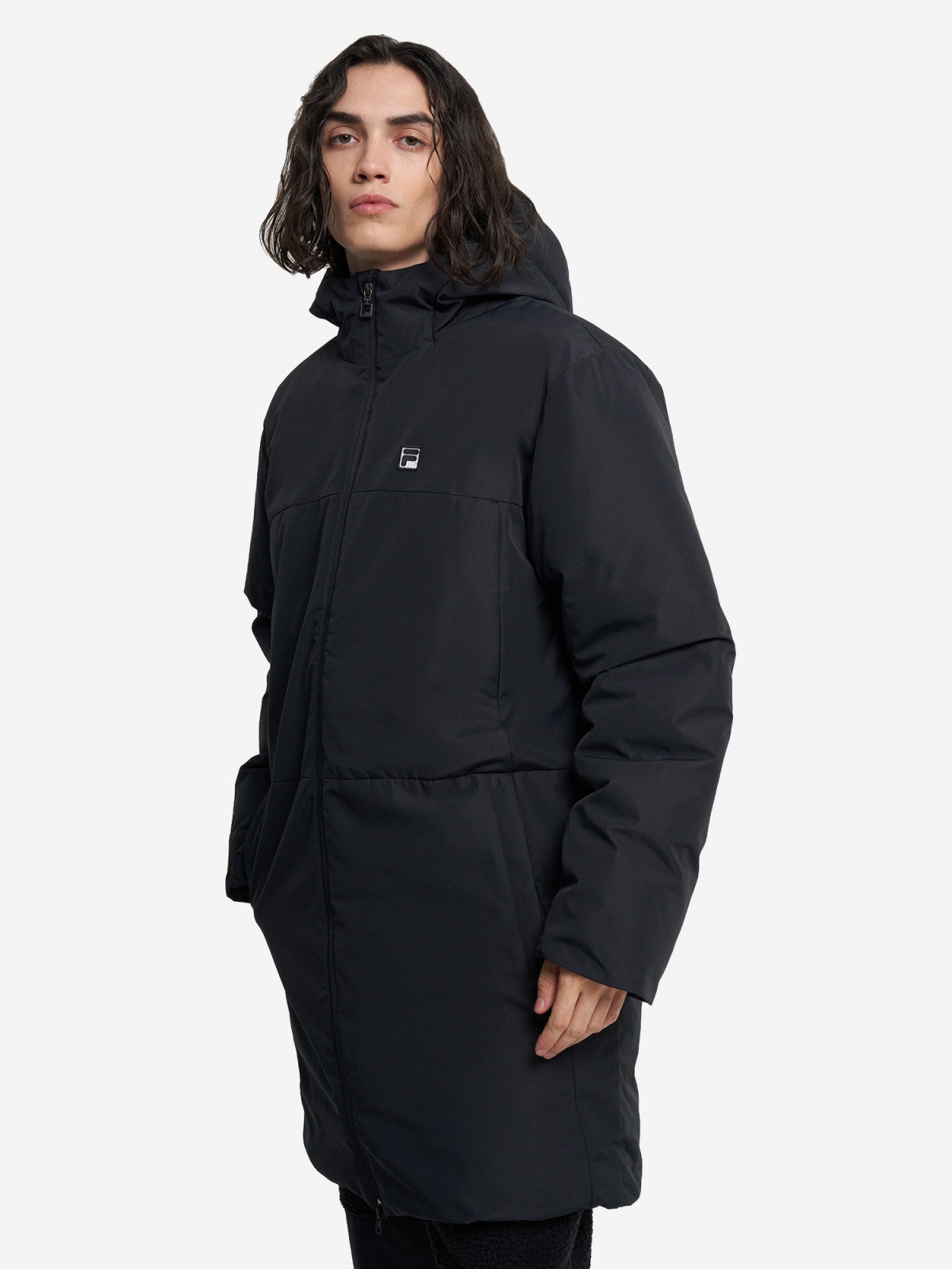 Куртка утеплена 122914FLA-99 FILA 44-46 Чорний 122914FLA-99