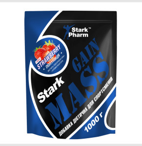 Порошок Stark Gain Mass Ostrowia Whey - 1000g Strawberry 100-93-0433468-20