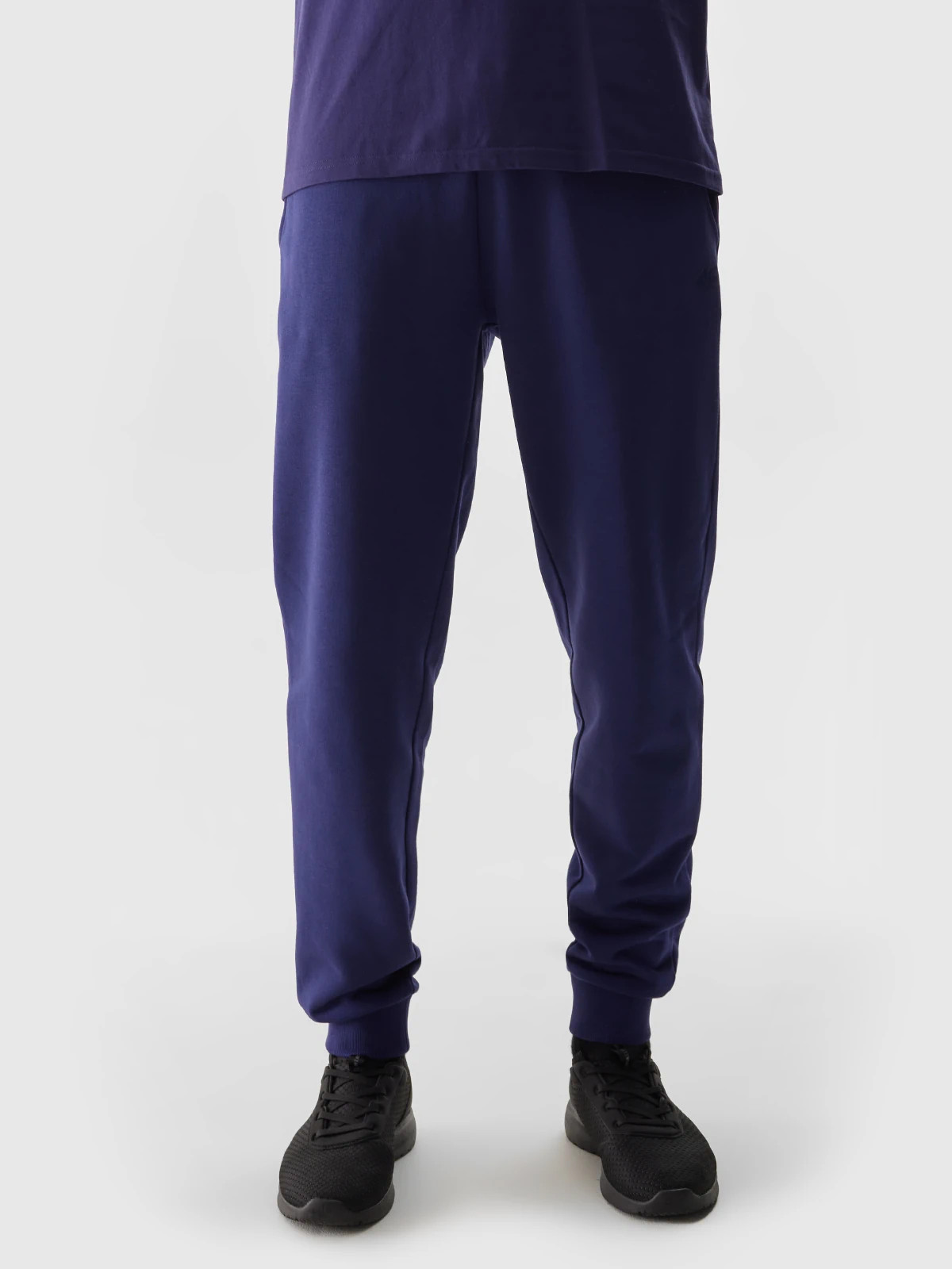 Штани спортивні TROUSERS CAS M603 4FWSS24TTROM603-31S 4F L Темно-синій 4FWSS24TTROM603-31S