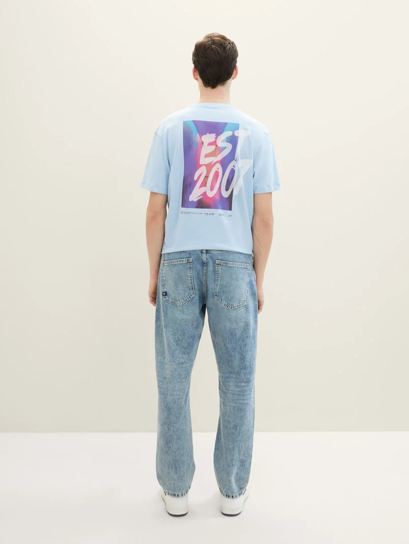 Джинси Loose Straight Fit Jeans 1040203-10146 Tom Tailor 31/32 Блакитний 1040203-10146