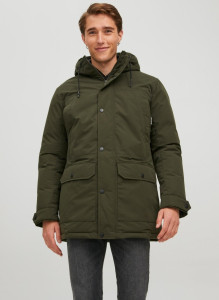 Парка JJWINNER PARKA NO FUR 12218773-Rosin Jack&Jones L Хакі 12218773-ROSIN