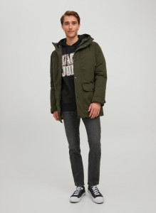 Парка JJWINNER PARKA NO FUR 12218773-Rosin Jack&Jones L Хакі 12218773-ROSIN
