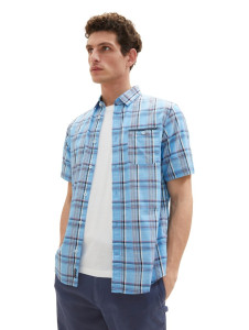 Сорочка 1037066-32126 Tom Tailor L Блакитний 1037066-32126