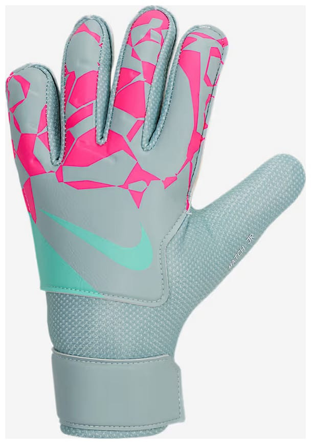 Рукавиці воротарські Nike NK GK MATCH JR - HO24 блакитний, рожевий Діт 5 (15,6 см) HQ0258-395