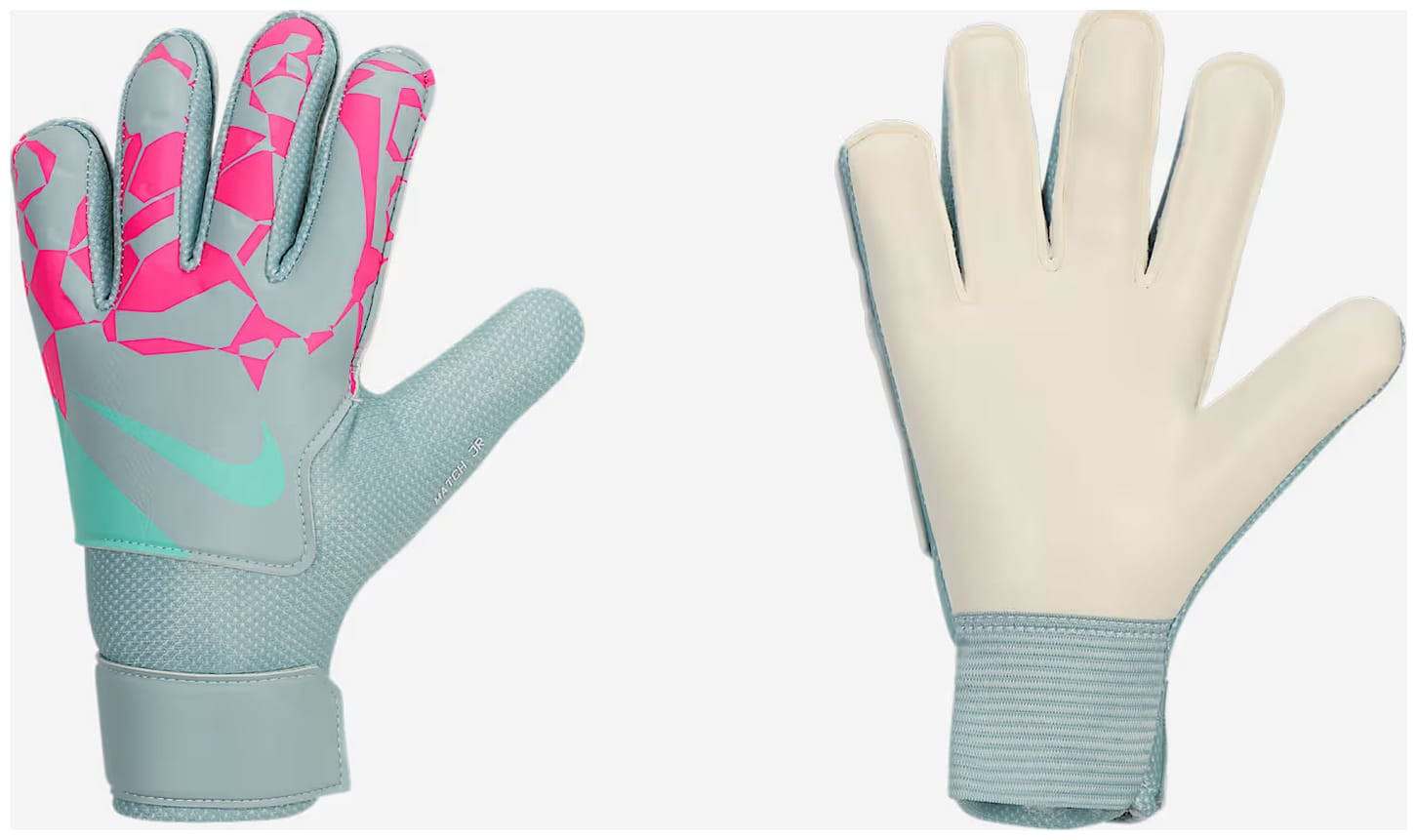 Рукавиці воротарські Nike NK GK MATCH JR - HO24 блакитний, рожевий Діт 5 (15,6 см) HQ0258-395