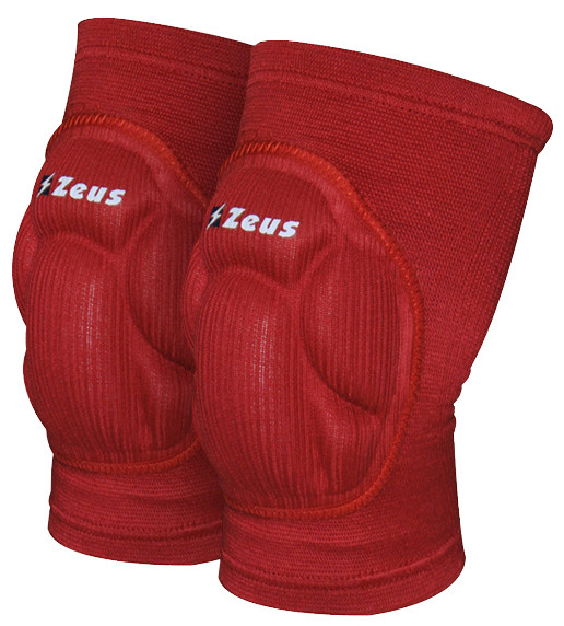 Наколінник для волейболу Zeus GINOCCHIERA VOLLEY PRO червоний Уні 128-155 см Z01473