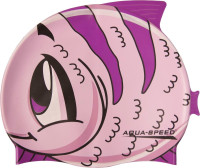 Шапочка для плавання Aqua Speed ZOO FISH 5528 рожева рибка Діт OSFM 115-fish