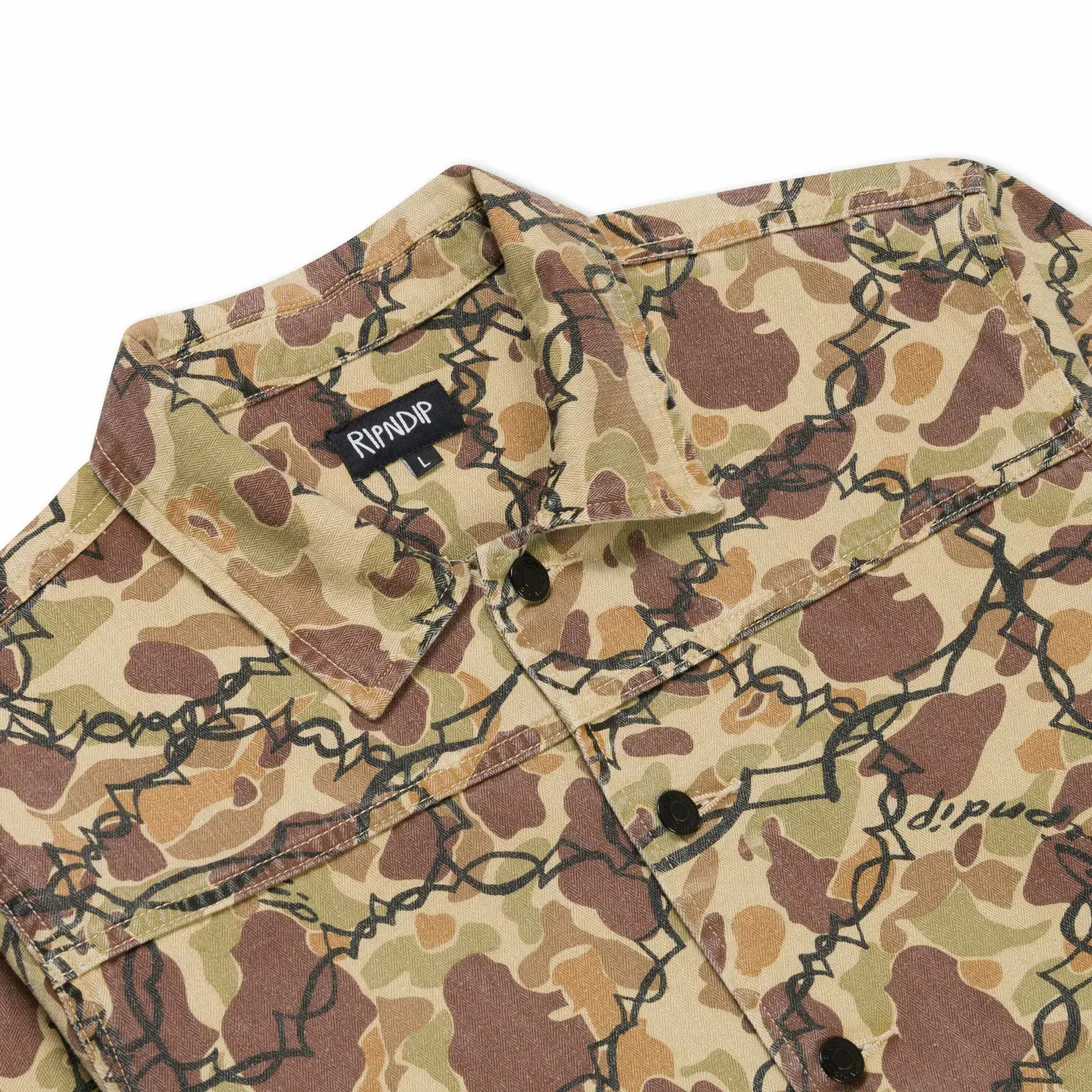 Куртка Ripndip WIRED BUTTON UP JACKET RNDSPR25102