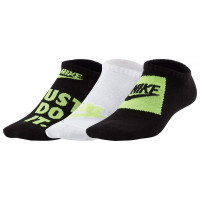 Шкарпетки Nike Y NK EVERYDAY LTWT NS 3PR - HB чорний, білий, зелений Діт 38-42 SK0054-901