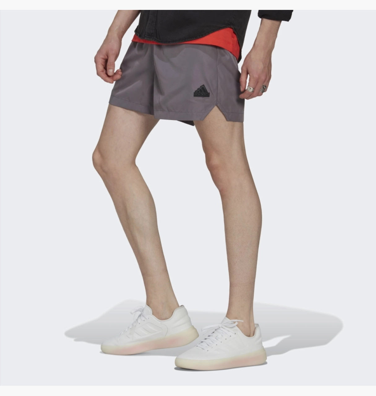 Шорти Adidas 3D logo (фіолетове) HG2070