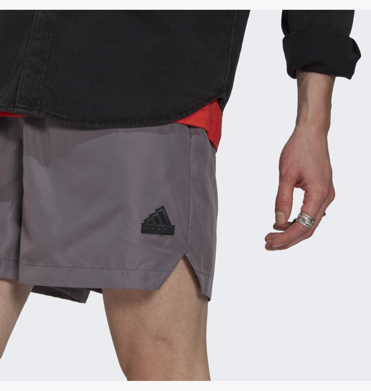 Шорти Adidas 3D logo (фіолетове) HG2070