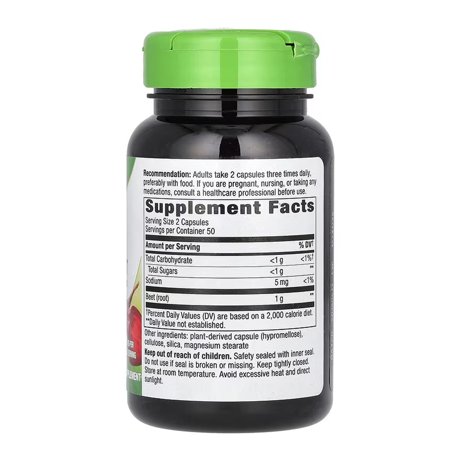 Капсули Nature's Way Beet Root Powder - 100 vcaps 2023-10-6406