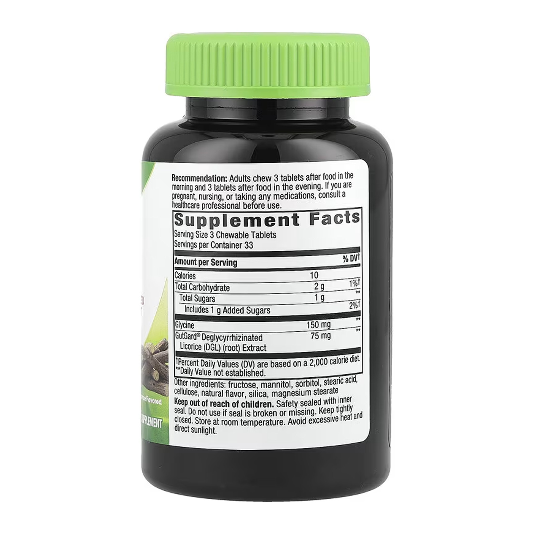 Капсули Nature's Way DGL - 100 chew tabs 2023-10-6429