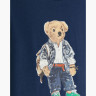 Футболка Ralph Lauren Kids Bear-motif cotton T-shirt BLUE 323853828018