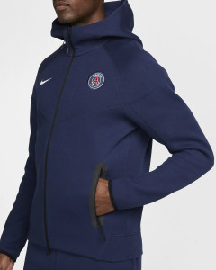 Толстовка tech fleece zip hoodie PSG FZ7224-410
