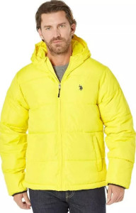 Куртка US Polo Association Men's Rolled Padded Hooded Puffer Jacket 109565P2