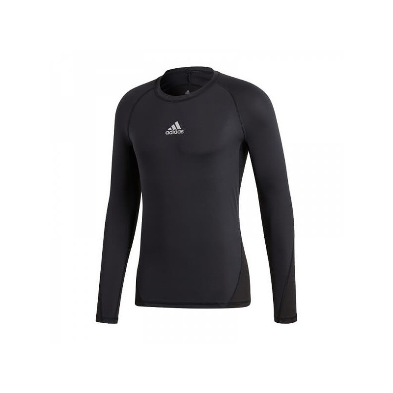 Термофутболка з довгим рукавом adidas Junior CW7324 розмір XXL (176см.) чорна CW7324