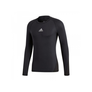 Термофутболка з довгим рукавом adidas Junior  CW7324 розмір XXL (176см.) чорна CW7324