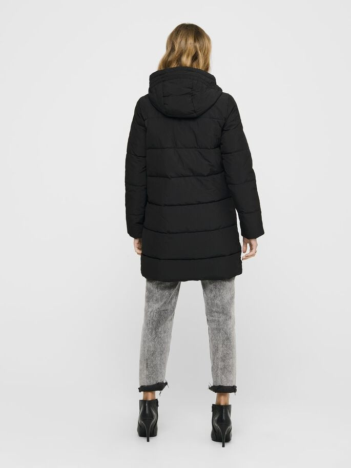 Куртка ONLDOLLY LONG PUFFER COAT OTW NOOS 15205369-Black ONLY M Чорний 15205369-Black